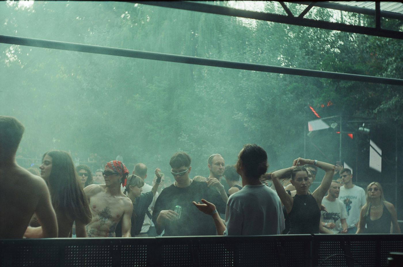 Publiek op een festival